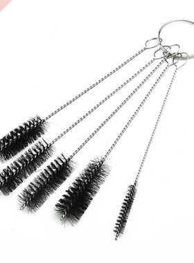 5Pcs Stainless Steel Wire Brushes Set Round Cylinder Bores P