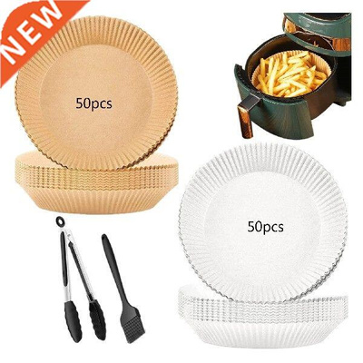 100 Pieces Air Fryer Paper Liners Silicon Air Fryer