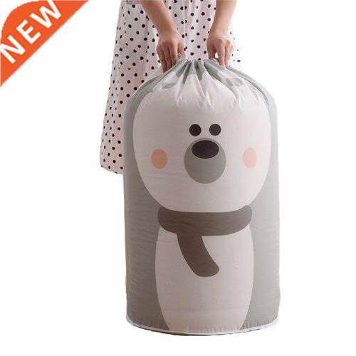 Cartoon Animal Painted Large Capacity Storage Bag