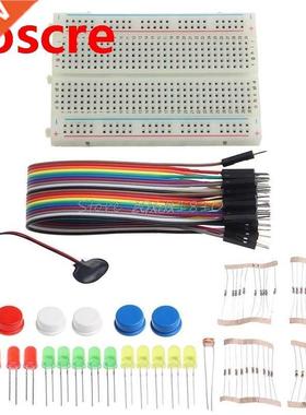 Electronic Starter Kit Mini Breadboard LED Jumper Wire Teste