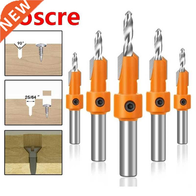 10mm Carbide Tip HSS Woodworking Countersink Drill Router Bi