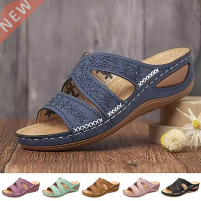 2022 Summer Women Wedge Sandals Premium Orthopedic Open Toe