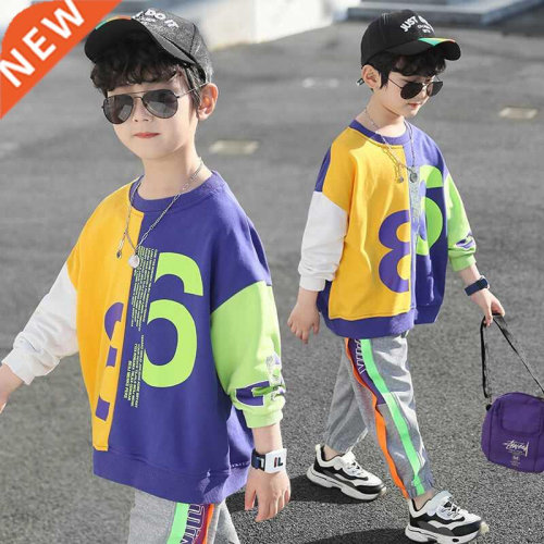 2021 Spring Autumn 4-11 12 Years Teenage Children Long Sleev