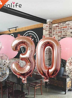 40inch 30/40/50/60 Anniversary Aluminium Foil Balloons Happ
