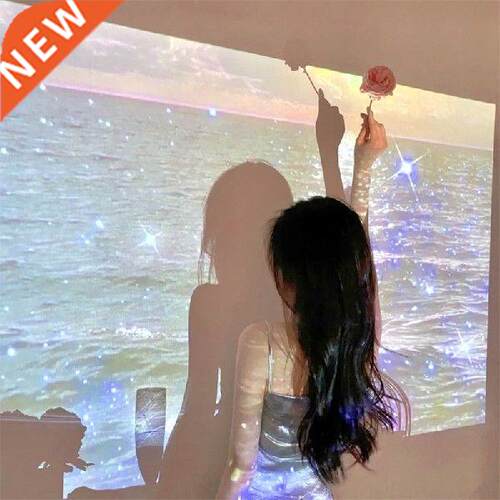 Korean Style Projection Lamp Atmosphere Night Light Ins