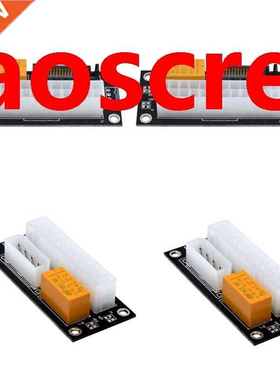 2PCS Dual PSU Power Supply Sync Adapter Add2Psu ATX to 4Pin