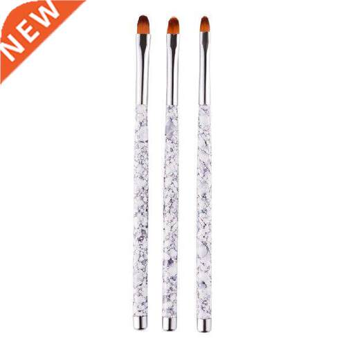 3Pcs/set Round Head Acrylic UV Gel Extension Builder Pen