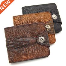 mens wallet leather genuine short purse billetera hombre men