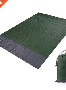 2*2M Pocket Beach Mat Picnic Tent Bedding Folding-Cover Bla