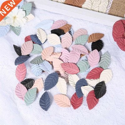 50/100Pcs Fake Tree Leaf Mini Artificial Leaves For Wedding