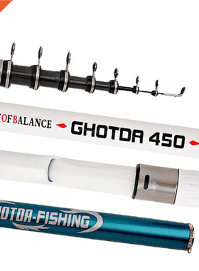 GHOTDA Carbon fiber Spinning Fishing Rod Power Telescopic Ro
