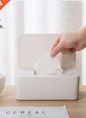 Plastic Tissue Box white seal Organizer Storage box toilet K