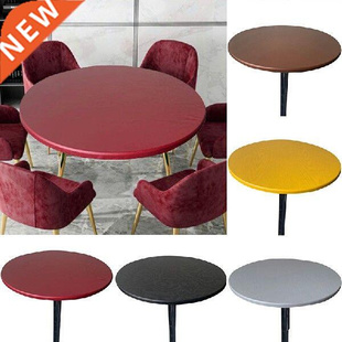 Round Table Cover Elastic Edged Fitted Table Cover