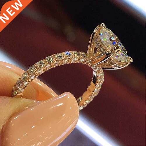 Fashion Women Jewelry Ring Elegant Crystal Rhinestones Ring