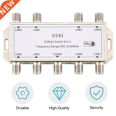 DS81 8 in 1 Satellite Signal DiSEqC Switch LNB Receiver Mult