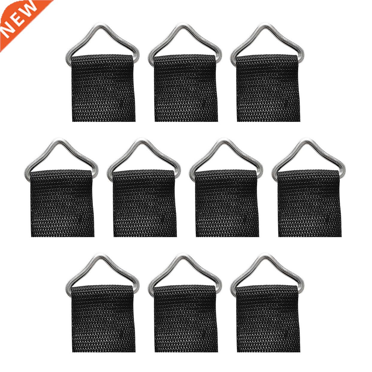 10PCS Trampoline Jumping Bed Bungee Triangle Buckle V-ring