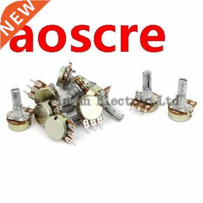 10pcs WH148 B2K Linear Potentiometer 15mm Shaft With Nuts An