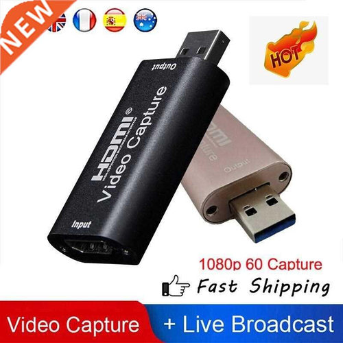 4K Mini Video Capture Card USB 2.0 3.0 HDMI Video Grabber R