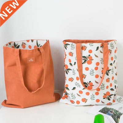 New Mllet Wheat Fabrc Double-sded Dual-use Hand Bag