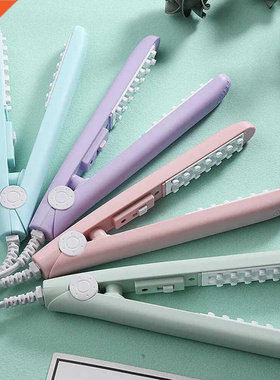 Mini D Grid Hair Crimper Curling Iron Volumizing Hair Iron