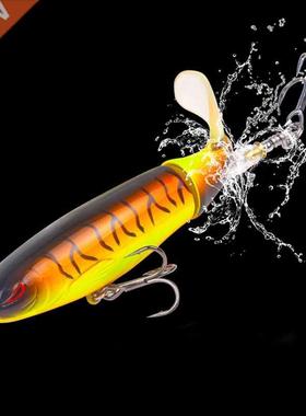 1 Pcs 10cm/14cm Topwater Fishing Lure Whopper Popper Artific