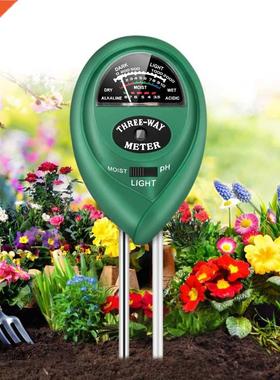 Soil pH Teer 3-in-1 PH Light Moiure Acidity Meter Soil T