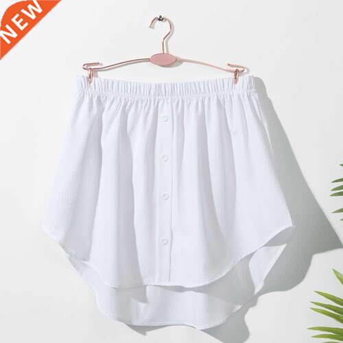 High Waist Fake Top Skirt Adjustable Mini Skirt Lower Sweep