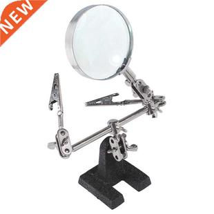 Helping Third Soldering Stand with 5X Magnifying Glass 2 All