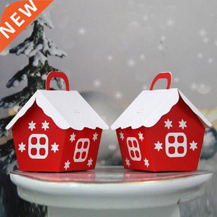 Box Candy Bags Santa Gift 10pcs Claus Christmas