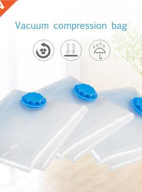 Vacuum Storage Bag Clothes Quilt Valve Sealer Foldable Compr