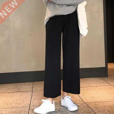 Women pants wid leg Baggy Sports Gray Pants Casual Joggers W