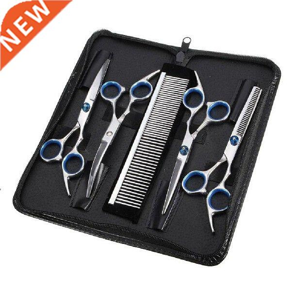 5pcs/Set Stainless Steel Pet Dogs Grooming Scissors Suit