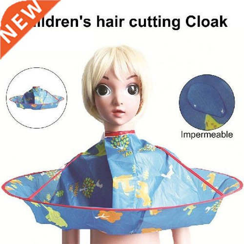 Waterproof Baby Care Capes Haircut Cloak Cartoon Pattern