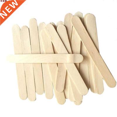 100pcs Natural Wood Craft Sticks Ice Cream Stick eco friendl
