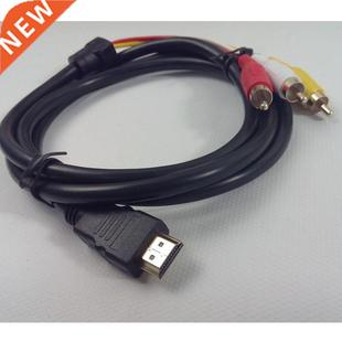 Video Cabl Male Transmit Output Audio RCA HDMI 1080P