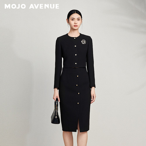 MOJO优雅小香风半身裙