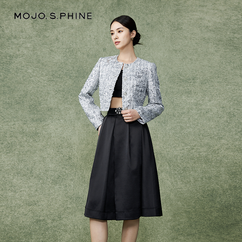 【何浩楠苏醒同款】MOJO莫佐星耀短外套24新款派对场合装上衣