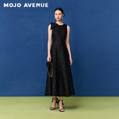 重工背心连衣裙轻奢晚宴礼服长裙 2026千金感法式 朗姿 MOJO春新品