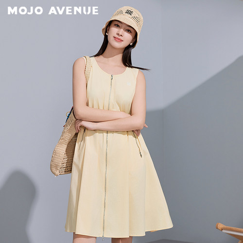朗姿/MOJO AVENUE莫佐舒适运动风防晒系列连衣裙2025新款时