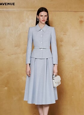 【舒心】MOJO春季新品2026知性优雅A字半身裙女通勤休闲高腰伞