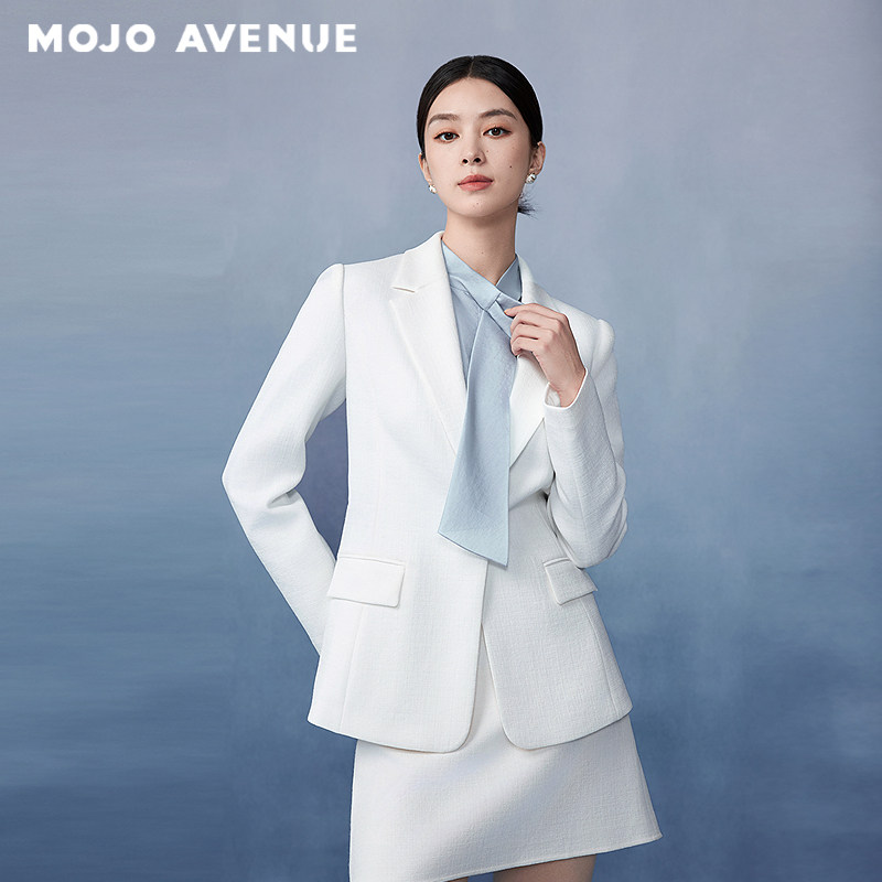 朗姿/MOJO AVENUE莫佐高级感干练西装外套2025年早春新款优雅气质