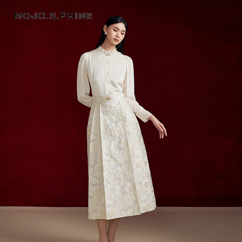 MOJO莫佐新中式改良版马面裙