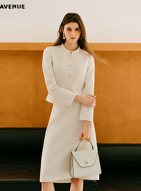 朗姿/MOJO AVENUE莫佐2025新款新中式立领短外套女优雅时尚通勤套