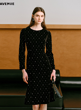 MOJO新款丝绒连衣裙MOGD03VOP021B11