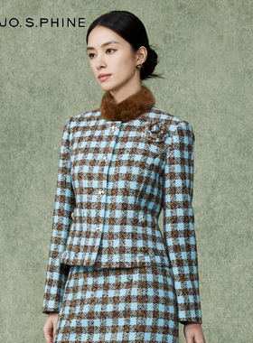 朗姿集团【赵雅芝同款】MOJO AVENUE莫佐摩登气质短外套2024年新