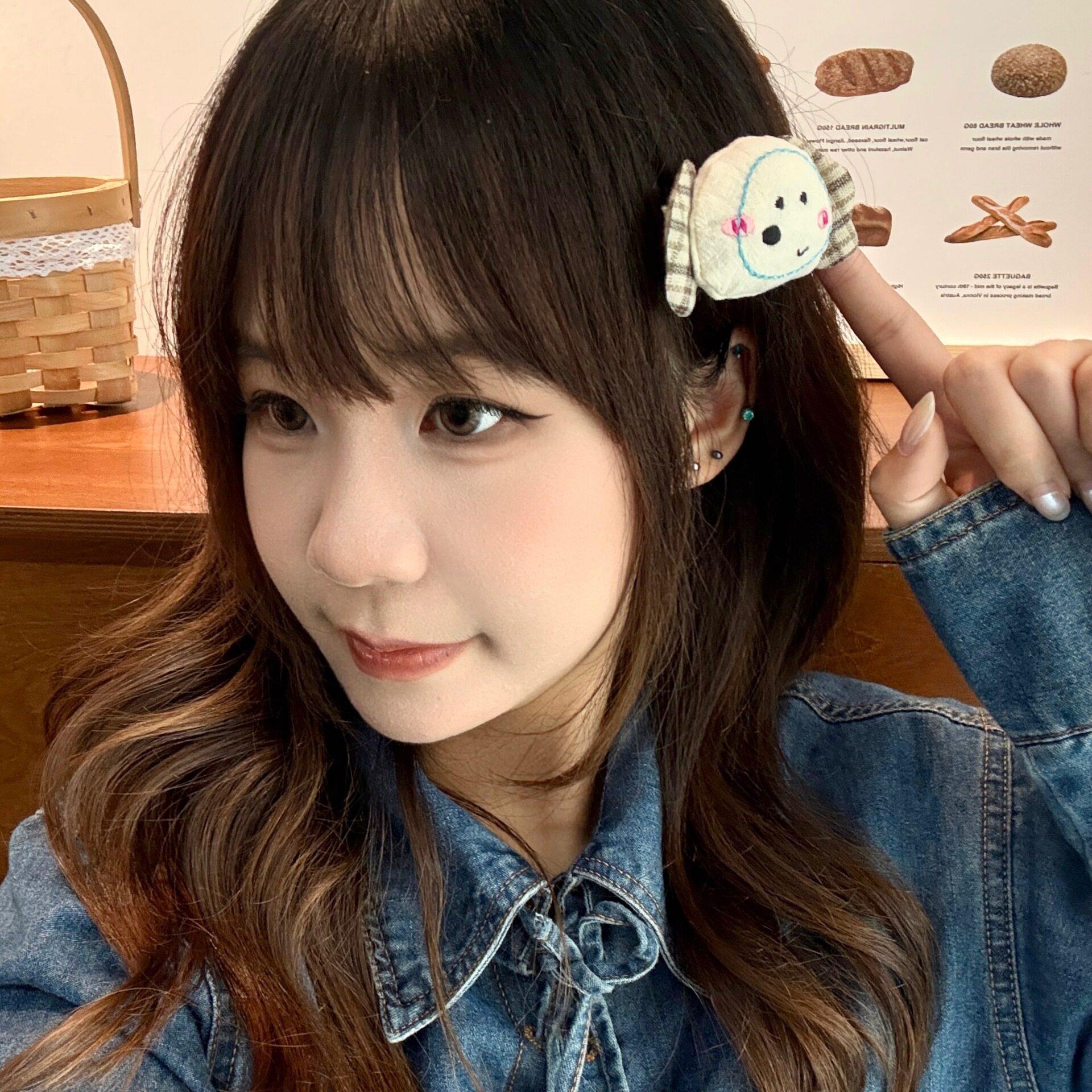夹边夹布偶小发饰甜美碎发夹时尚