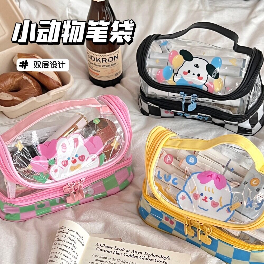生笔袋高颜值少女心大容量收纳包