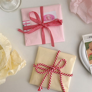 新年ins风奶油纸花雪梨纸道具包装纸拍照色系礼物束包装大尺寸简