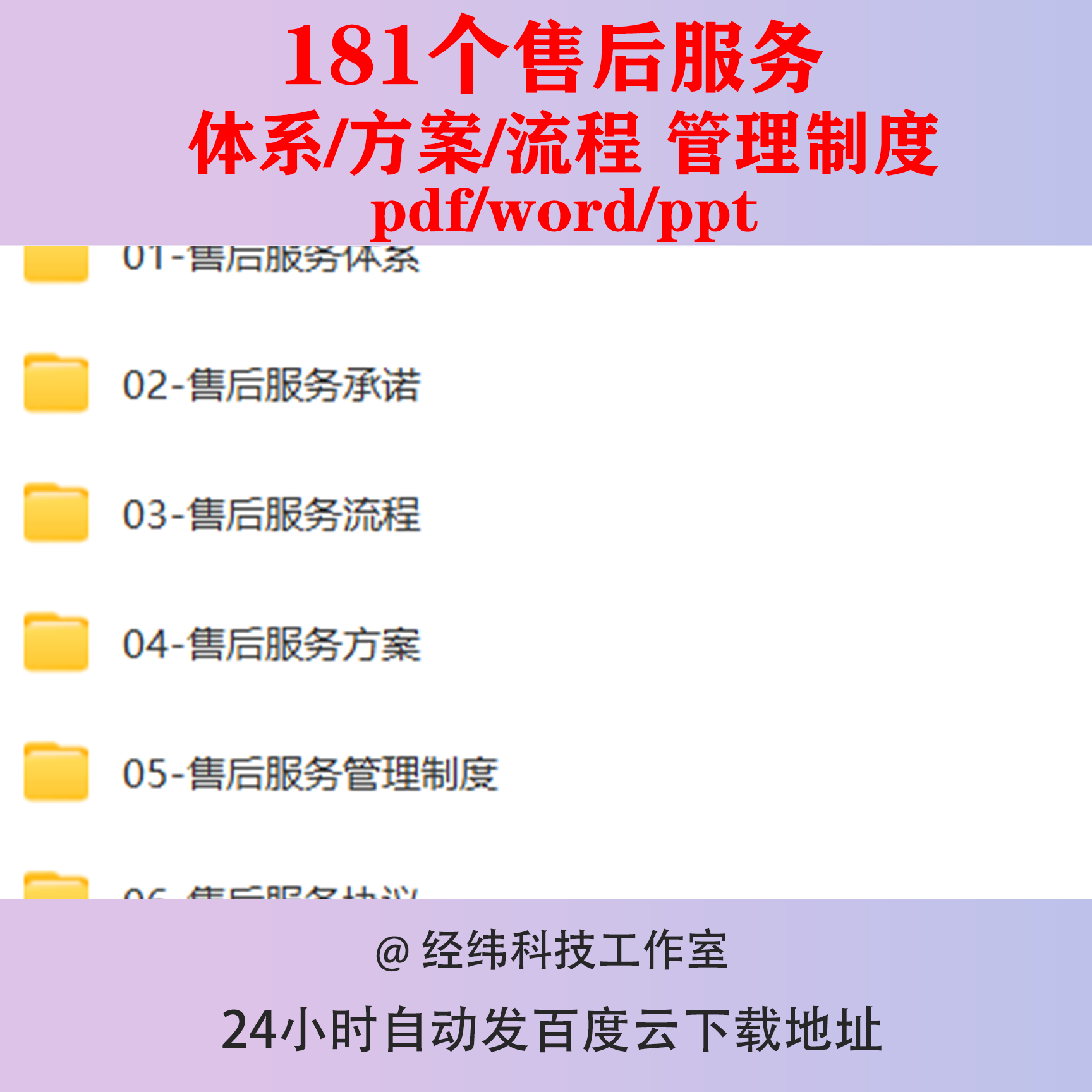 售后服务体系方案流程管理制度协议企业软件项目系统保障措施维保