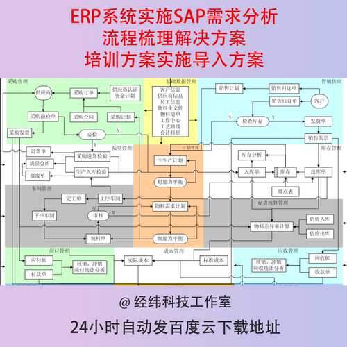 ERP系统实施SAP需求分析流程梳理解决方案培训方案实施导入方案